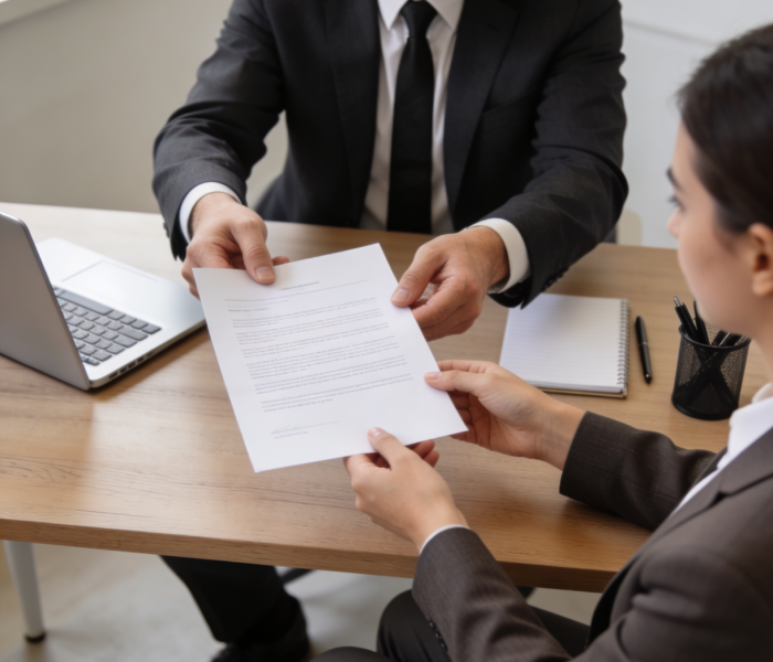freepik employer hands a formal d 2857469346